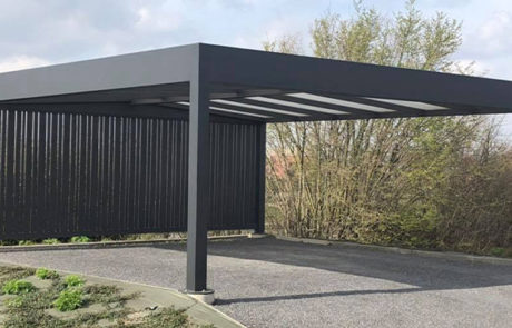 carport portail ALu.be portail portillon cloture expertise & motorisation aluminium Mons Hainaut Belgique